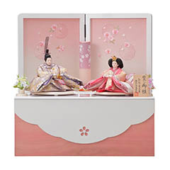 雛人形: 東之華 桜の彩 さくらのいろ 京十一番親王 収納飾り