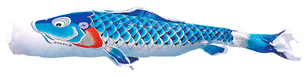 吉兆　単品鯉のぼり　青鯉