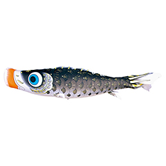 こいのぼり: 夢はるか　単品鯉のぼり 黒鯉