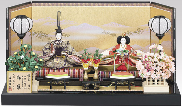 京九番親王飾り　「樋泉円作　御雛」
