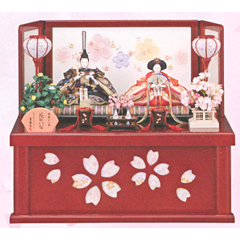 小三五親王飾り　「花ひいな」