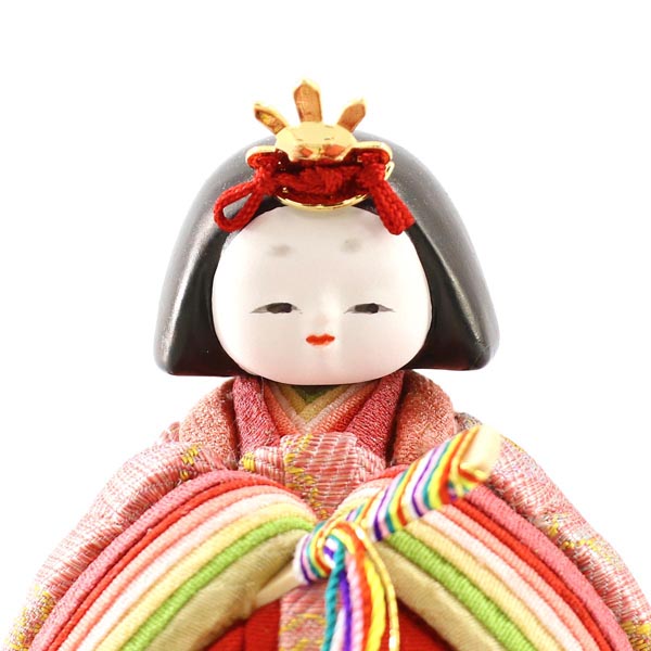 東玉　 雛人形　夢ひいな 正絹 木目込み 親王飾り　詳細画像
