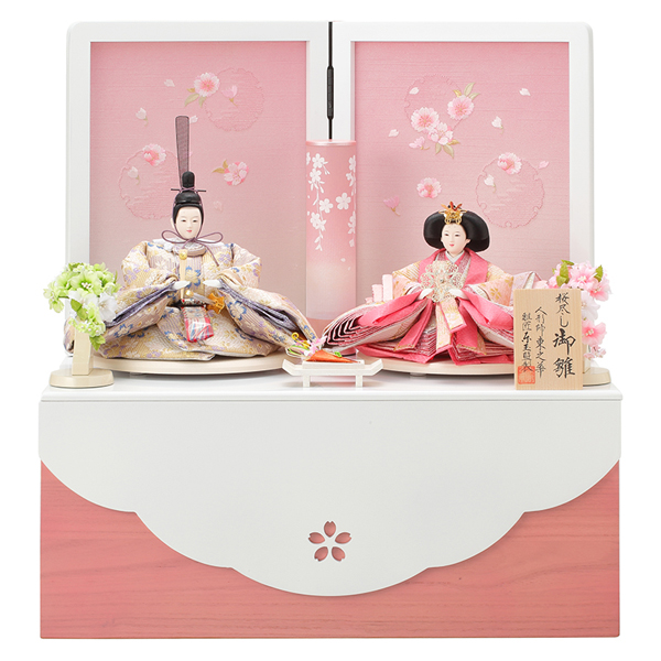 桜の彩(さくらのいろ) 京十一番親王 収納飾り