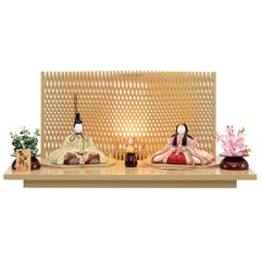 雛人形: 親王飾り ひな灯り 22号 LED雪洞付