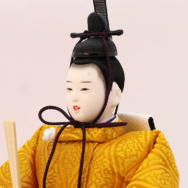 　久月　雛人形　久月 衣裳着 収納飾り 黄櫨染 芥子親王　詳細画像