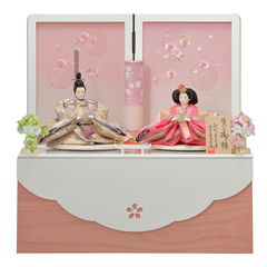 雛人形: 東之華 桜の彩 さくらのいろ 京十一番親王 収納飾り