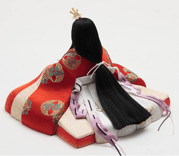 久月　 雛人形　真多呂作 瑞鳳雛 木目込 親王飾り 正絹 黄櫨染 久月監製　詳細画像