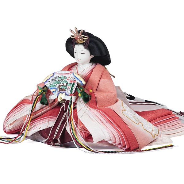 吉徳　 雛人形　小三五親王 収納飾り 花かさね　詳細画像
