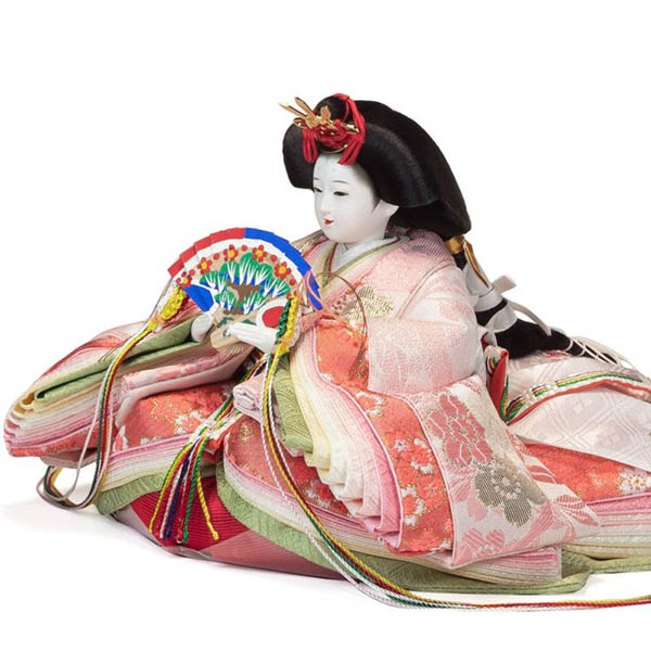 吉徳　 雛人形　芥子親王 収納箱飾り 花ひいな 春彩　詳細画像