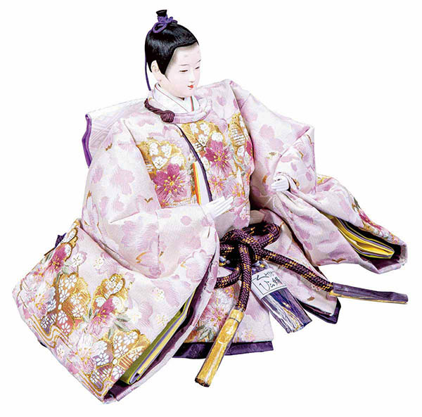 平安豊久　 雛人形　平安豊久作 かさね 十番親王 つるし飾り付き 親王飾り　詳細画像