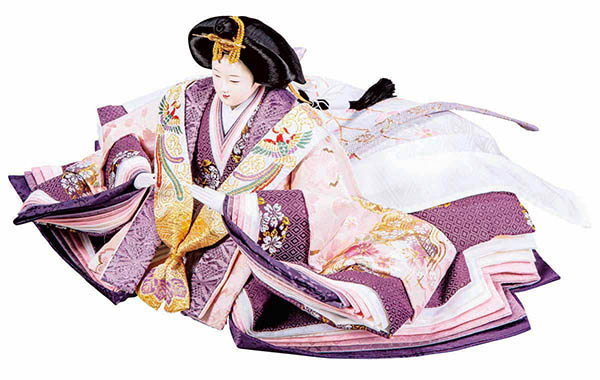 平安豊久　 雛人形　平安豊久作 かさね 十番親王 つるし飾り付き 親王飾り　詳細画像