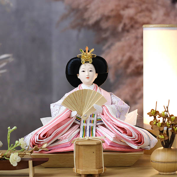 雛人形 平安豊久 セシル 芥子親王 アートフラワー 木目 アクリルケース飾り 詳細画像 平安豊久 雛人形 セシル 芥子親王 アートフラワー 木目 アクリルケース飾り 詳細画像