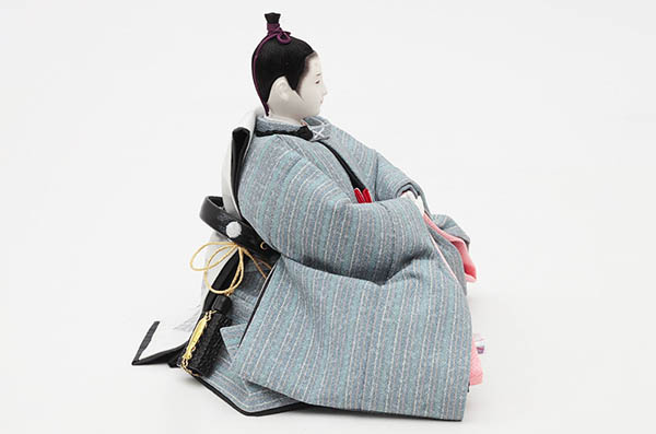 久月　 雛人形　二世光匠作 衣裳着 親王飾り 友禅 京十一番親王 白木 木目 久月監製　詳細画像