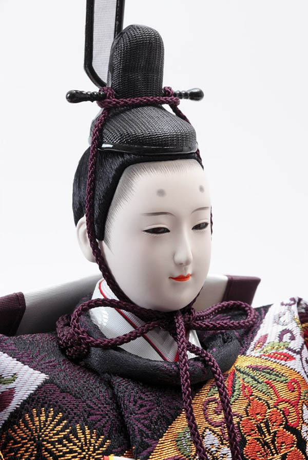 久月　 雛人形　久月作 平安三賢女 歌人付 雛の詩 省スペース 七人 四段飾り 簡単組み立て 駿河古典蒔絵　詳細画像