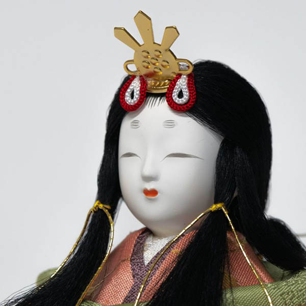 吉徳　 雛人形　一秀作 木目込 親王飾り 立雛　詳細画像