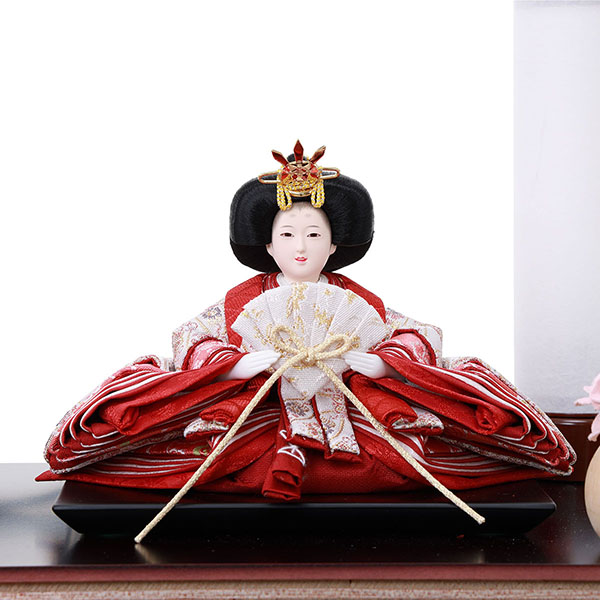 雛人形 フジキ 優香作 衣裳着 京十四番親王 花梨 アクリルケース飾り 詳細画像 フジキ 雛人形 優香作 衣裳着 京十四番親王 花梨 アクリルケース飾り 詳細画像