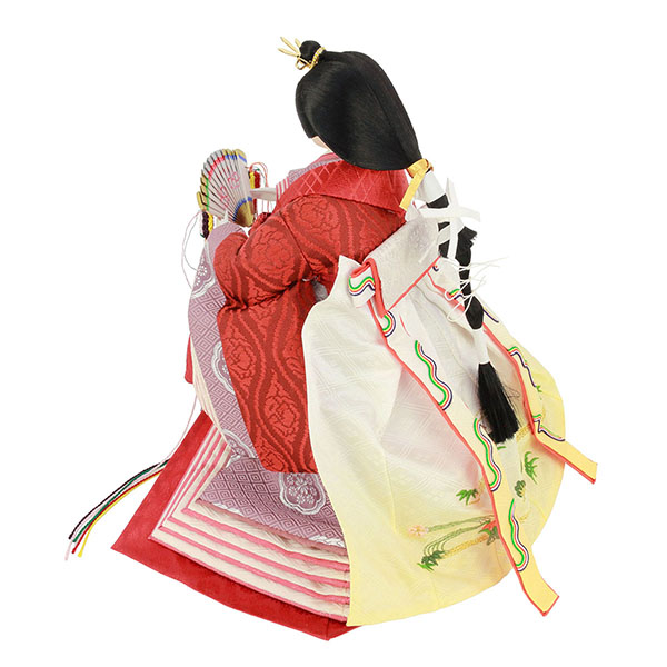 雛人形 フジキ 優香作 衣裳着 正絹 京十番親王 立ち雛 四曲月と夢桜屏風 平飾り 詳細画像 フジキ 雛人形 優香作 衣裳着 正絹 京十番親王 立ち雛 四曲月と夢桜屏風 平飾り 詳細画像