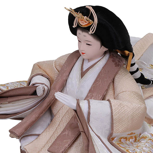 雛人形 平安豊久 なぎさ 芥子親王 平飾り 繭飾 LED灯付衝立 詳細画像 平安豊久 雛人形 なぎさ 芥子親王 平飾り 繭飾 LED灯付衝立 詳細画像