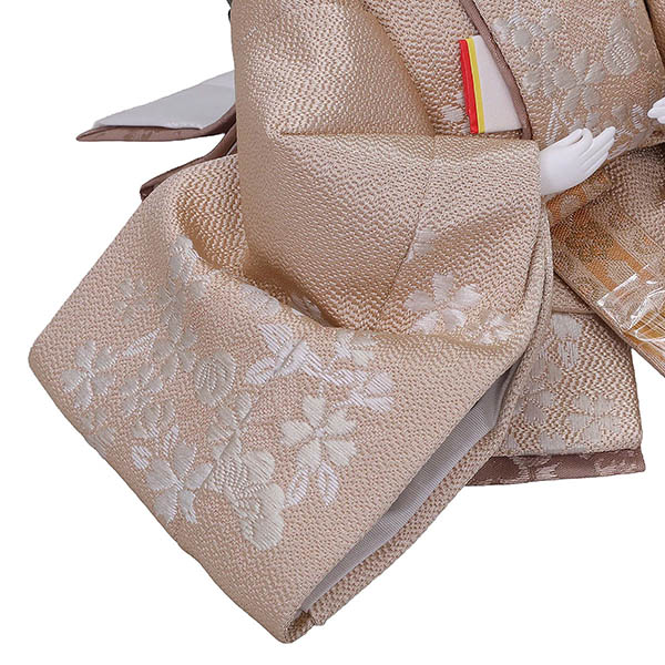 平安豊久　 雛人形　ことは 芥子親王 平飾り LED灯付 泥金紅白南天衝立　詳細画像