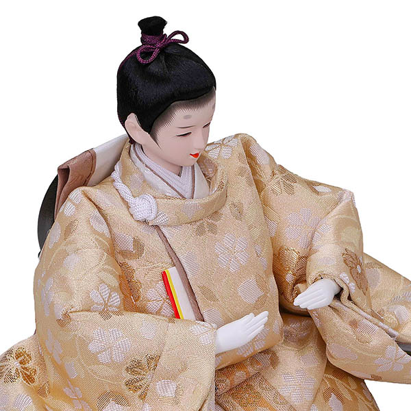 雛人形 平安豊久 しほ 芥子親王 平飾り 四曲屏風 詳細画像 平安豊久 雛人形 しほ 芥子親王 平飾り 四曲屏風 詳細画像