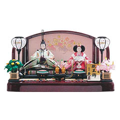 雛人形: 衣裳着 小三五親王 平飾り 【D-23】