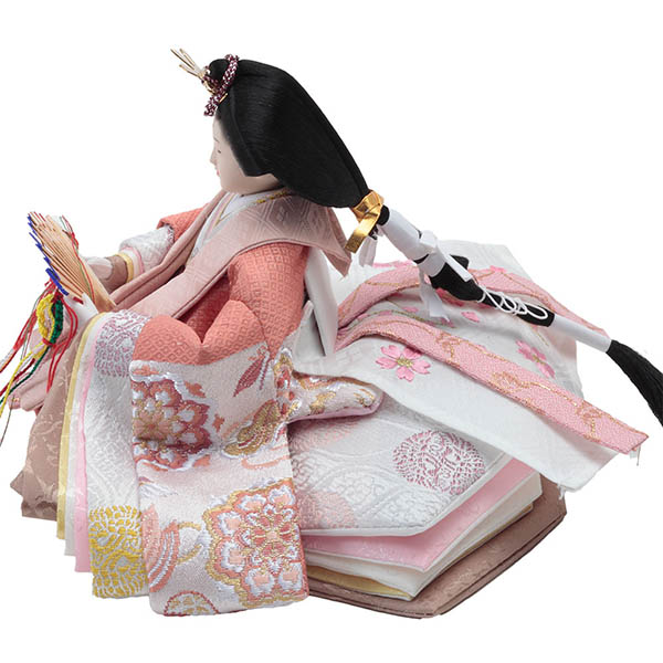 雛人形 久月 段織 衣裳着 芥子親王 平飾り 詳細画像 久月 雛人形 段織 衣裳着 芥子親王 平飾り 詳細画像