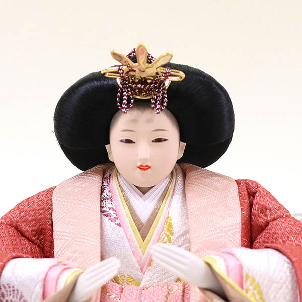 雛人形 久月 段織 衣裳着 芥子親王 平飾り 詳細画像 久月 雛人形 段織 衣裳着 芥子親王 平飾り 詳細画像