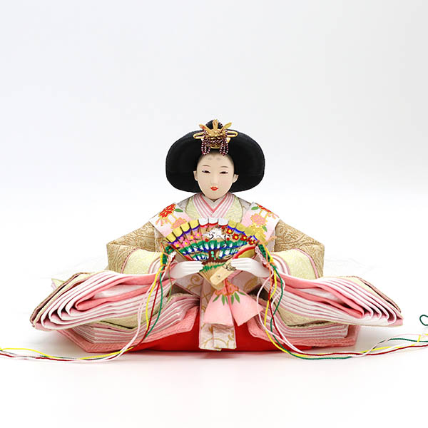 雛人形 久月 衣裳着 小三五親王 小芥子官女 五人飾り 引き出し式収納箱 詳細画像 久月 雛人形 衣裳着 小三五親王 小芥子官女 五人飾り 引き出し式収納箱 詳細画像