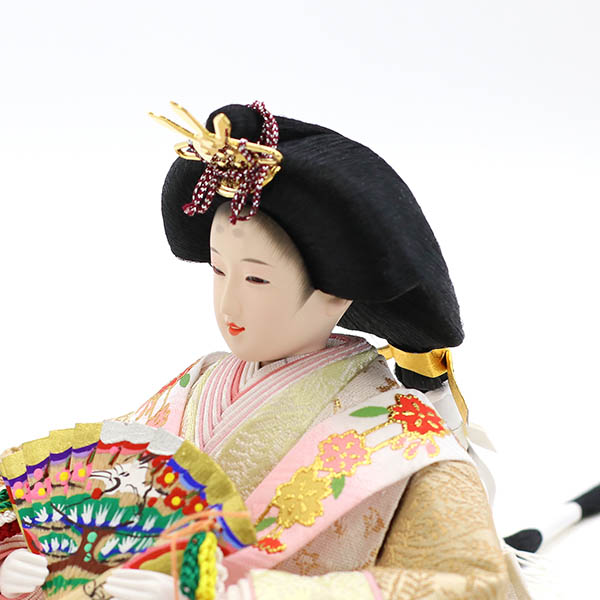 雛人形 久月 衣裳着 小三五親王 小芥子官女 五人飾り 引き出し式収納箱 詳細画像 久月 雛人形 衣裳着 小三五親王 小芥子官女 五人飾り 引き出し式収納箱 詳細画像