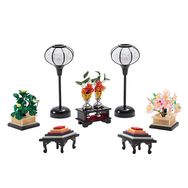 久月　 雛人形　衣裳着 三五親王 収納親王飾り　詳細画像