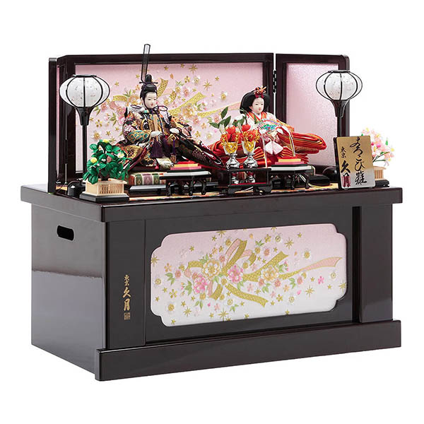 久月　 雛人形　衣裳着 三五親王 収納親王飾り　詳細画像