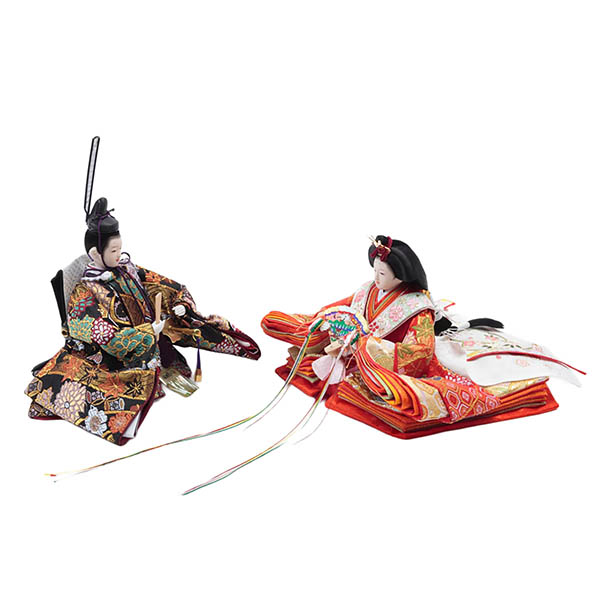 久月　 雛人形　衣裳着 三五親王 収納親王飾り　詳細画像