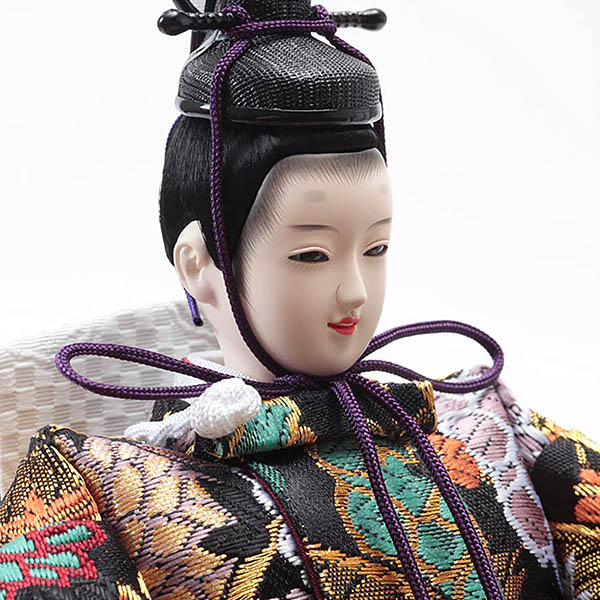 久月　 雛人形　衣裳着 三五親王 収納親王飾り　詳細画像
