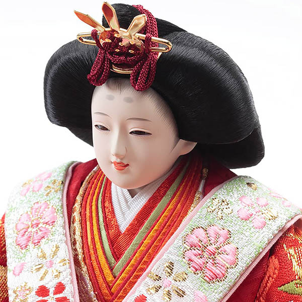 久月　 雛人形　衣裳着 三五親王 収納親王飾り　詳細画像