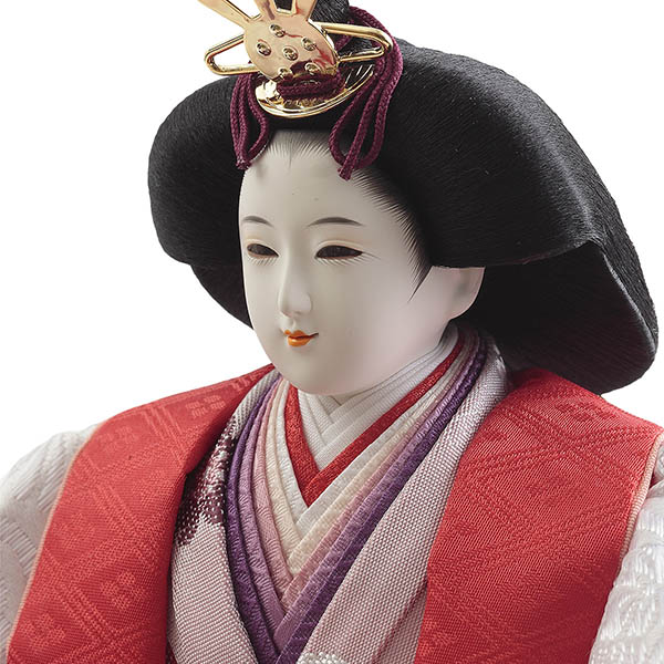 雛人形 久月 飯塚孝作 金駒刺繍 衣裳着 三五親王 平飾り 久月監製 詳細画像 久月 雛人形 飯塚孝作 金駒刺繍 衣裳着 三五親王 平飾り 久月監製 詳細画像