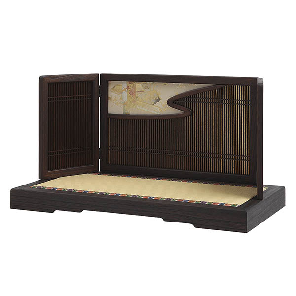 雛人形 久月 飯塚孝作 金駒刺繍 衣裳着 三五親王 平飾り 久月監製 詳細画像 久月 雛人形 飯塚孝作 金駒刺繍 衣裳着 三五親王 平飾り 久月監製 詳細画像