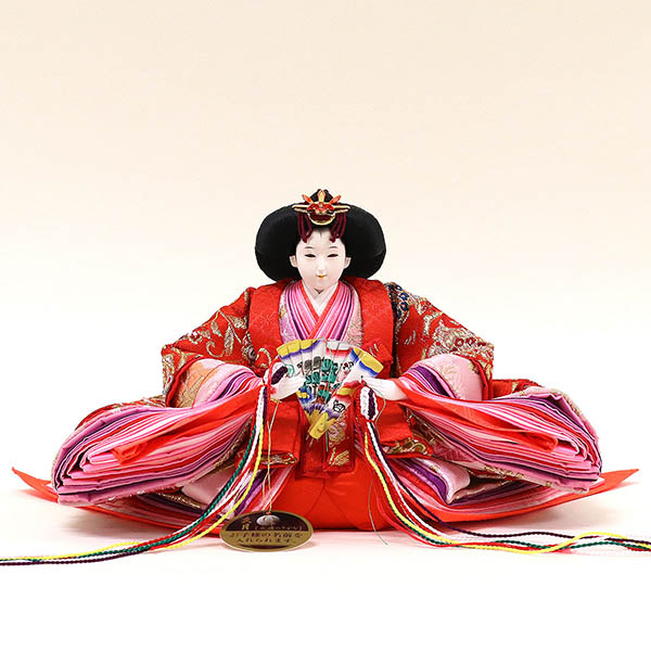 久月　 雛人形　二世光匠作 西陣織金襴 衣裳着 京十一番親王 収納飾り 久月監製　詳細画像