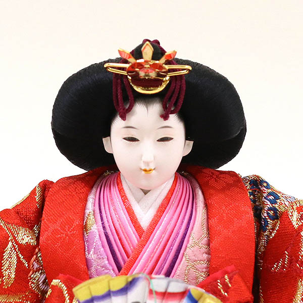 久月　 雛人形　二世光匠作 西陣織金襴 衣裳着 京十一番親王 収納飾り 久月監製　詳細画像