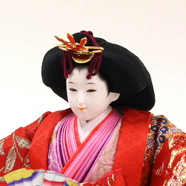 久月　 雛人形　二世光匠作 西陣織金襴 衣裳着 京十一番親王 収納飾り 久月監製　詳細画像