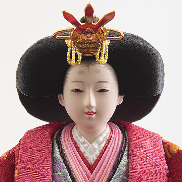 久月　 雛人形　藤佳作 衣裳着 京十二番親王 収納親王飾り 久月監製 竹千筋細工　詳細画像