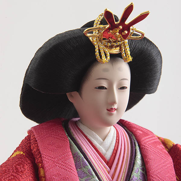 久月　 雛人形　藤佳作 衣裳着 京十二番親王 収納親王飾り 久月監製 竹千筋細工　詳細画像