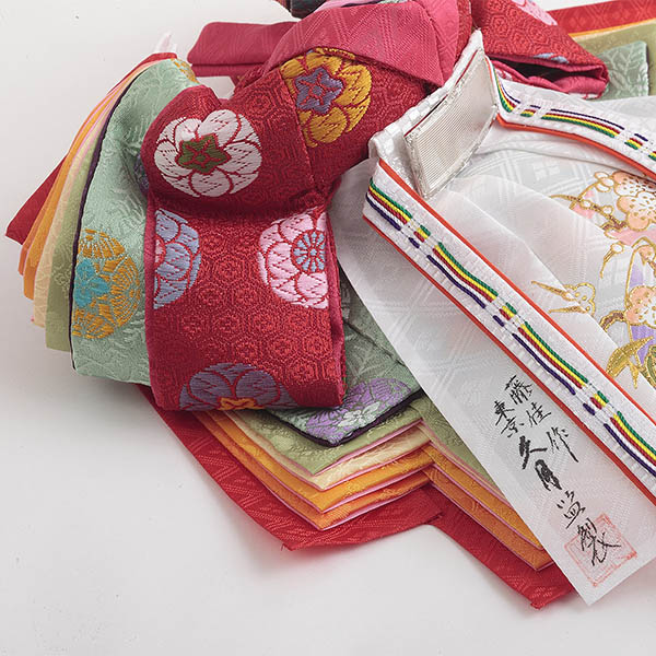 久月　 雛人形　藤佳作 衣裳着 京十二番親王 収納親王飾り 久月監製 竹千筋細工　詳細画像