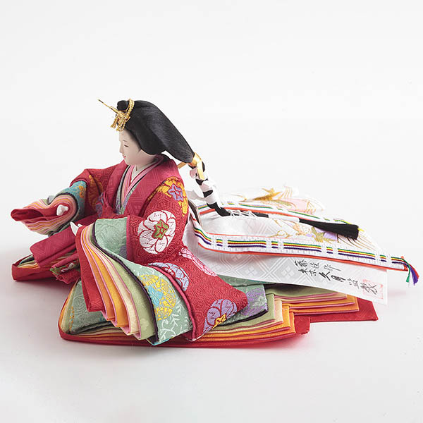 久月　 雛人形　藤佳作 衣裳着 京十二番親王 収納親王飾り 久月監製 竹千筋細工　詳細画像