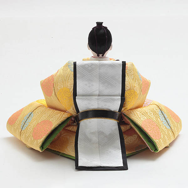 久月　 雛人形　光園作 衣裳着 小三五親王 平飾り 花がすみ 久月監製　詳細画像