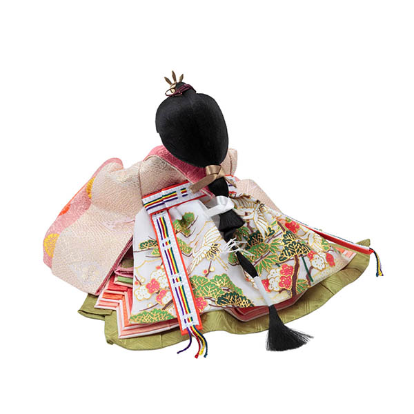 雛人形 久月 横山薫作 正絹 衣裳着 芥子親王 平飾り 白木 木目 飾り台 久月監製 詳細画像 久月 雛人形 横山薫作 正絹 衣裳着 芥子親王 平飾り 白木 木目 飾り台 久月監製 詳細画像