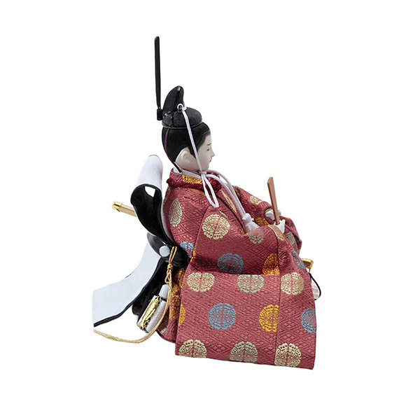 雛人形 久月 横山薫作 正絹 衣裳着 芥子親王 平飾り 白木 木目 飾り台 久月監製 詳細画像 久月 雛人形 横山薫作 正絹 衣裳着 芥子親王 平飾り 白木 木目 飾り台 久月監製 詳細画像