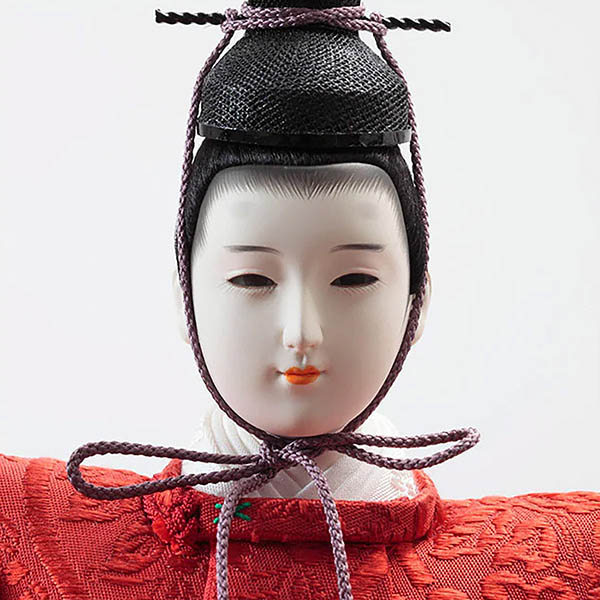 雛人形 久月 清水久遊作 正絹唐織 衣裳着 三五親王 平飾り 久月監製 詳細画像 久月 雛人形 清水久遊作 正絹唐織 衣裳着 三五親王 平飾り 久月監製 詳細画像