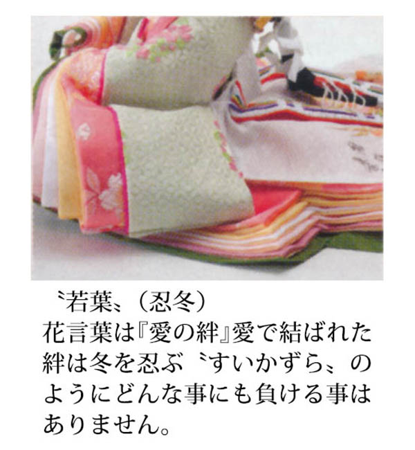 久月　 雛人形　久月作 着付 藤佳 結 夏 若葉 衣裳着 京十二番親王 収納親王飾り　詳細画像