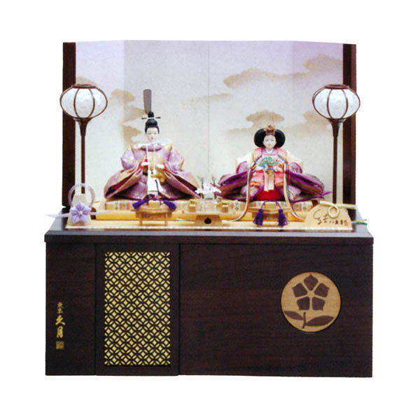 久月作 着付 藤佳 結 秋 花野 衣裳着 京十二番親王 収納親王飾り 【D-7】