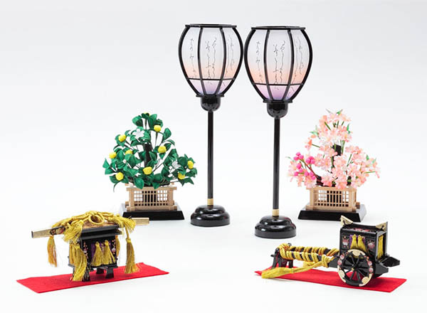 久月　 雛人形　久月作 平安三賢女 歌人付 雛の詩 段織 衣裳着 小十番親王 小三五五人 七人揃い 四段飾り 簡単組み立て 駿河古典蒔絵　詳細画像